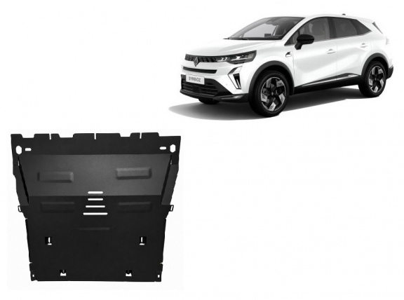 Acél motor, kapcsolószekrény, hütő védőlemez Renault Symbioz 