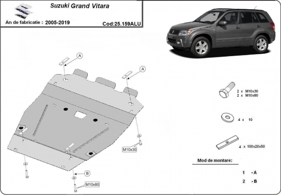 Suzuki Grand Vitara aluminium promo szett