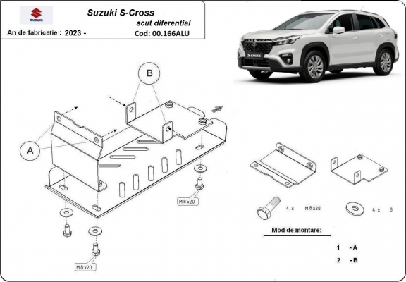 Suzuki S-Cross aluminium promo szett