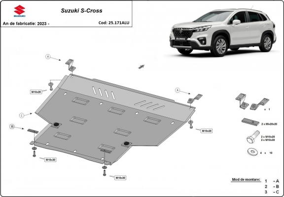 Suzuki S-Cross aluminium promo szett
