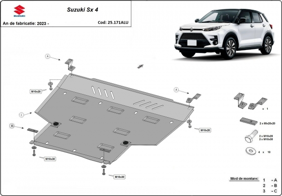 Suzuki SX 4 aluminium promo szett