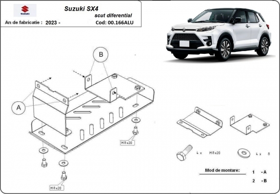 Suzuki SX 4 aluminium promo szett