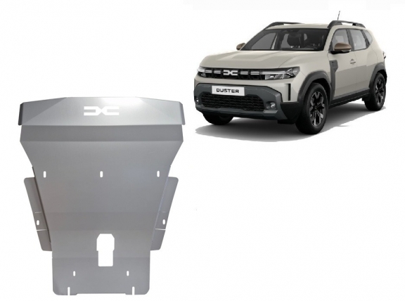 Alumínium motor, sebességváltó, hűtő, első lökhárító védőlemez Dacia Duster- 4x2