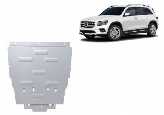 Aluminum motor, kapcsolószekrény védőlemez Mercedes GLB