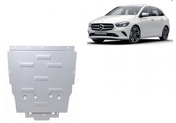 Aluminum motor, kapcsolószekrény védőlemez Mercedes B-Classe