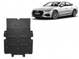Acél motor, hűtő védőlemez Audi A7