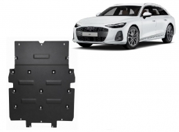 Acél motor, hűtő védőlemez Audi A6
