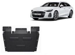 Acél kapcsolószekrény védőlemez Audi A6