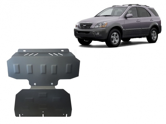 Acél motor, hűtő védőlemez Kia Sorento