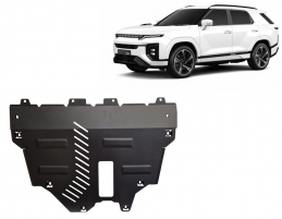 Acél motor, hűtő védőlemez KGM Actyon