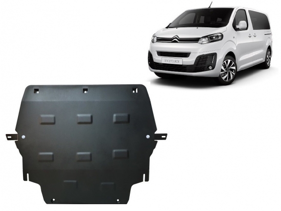 Acél motor, kapcsolószekrény, hűtő védőlemez Citroen Spacetourer