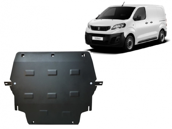 Acél motor, kapcsolószekrény, hűtő védőlemez Peugeot Expert