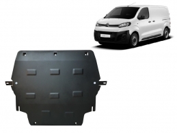 Acél motor, kapcsolószekrény, hűtő védőlemez Citroen Dispatch