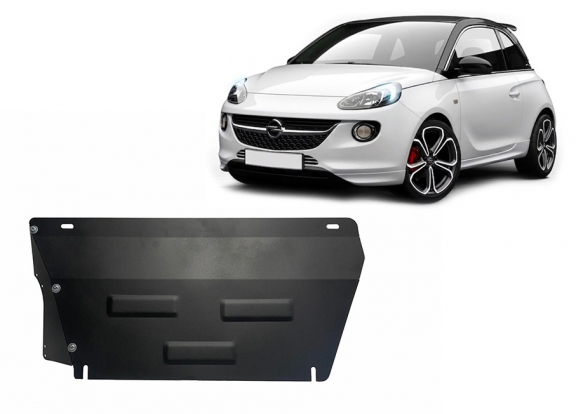 Acél motor, kapcsolószekrény védőlemez Opel Adam
