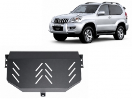 Acél üzemanyagtartály védőlemez Toyota Land Cruiser J120 - 3 ajtos modellekre