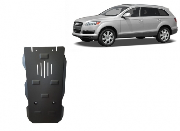 Acél kapcsolószekrény védőlemez Audi Q7