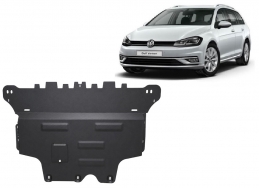 Acél motor, kapcsolószekrény védőlemez VW Golf 7