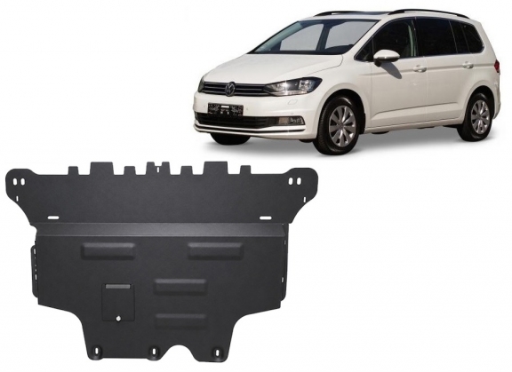 Acél motor, kapcsolószekrény, hűtő védőlemez VW Touran