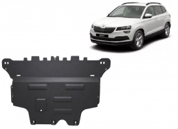 Acél motor, sebességváltó, hűtő, első lökhárító védőlemez Skoda Karoq