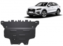 Acél motor, sebességváltó, hűtő, első lökhárító védőlemez Audi Q2
