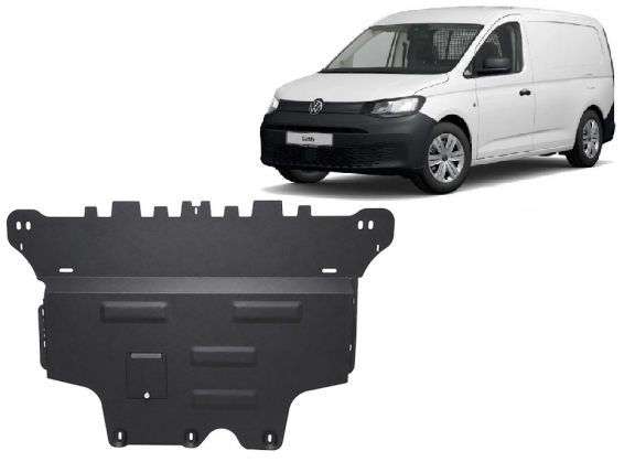Acél motor, sebességváltó, hűtő, első lökhárító védőlemez VW Caddy