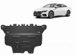 Acél motor, sebességváltó, hűtő, első lökhárító védőlemez VW Arteon