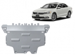 Alumínium motor-, sebességváltó-, hűtő- és első lökhárító védőlemez VW Passat B8