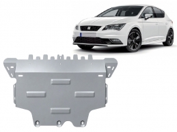 Alumínium motor-, sebességváltó-, hűtő- és első lökhárító védőlemez Seat Leon Mk3 5F