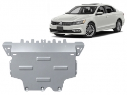 Alumínium motor, sebességváltó, hűtő, első lökhárító védőlemez VW Passat Alltrack