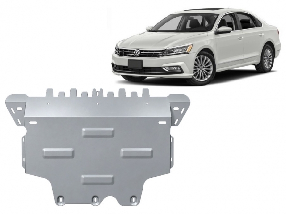 Alumínium motor, sebességváltó, hűtő, első lökhárító védőlemez VW Passat Alltrack