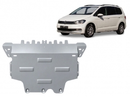 Alumínium motor-, sebességváltó-, hűtő- és első lökhárító védőlemez VW Touran