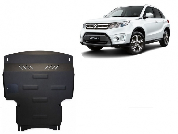 Acél motor, kapcsolószekrény védőlemez Suzuki Vitara