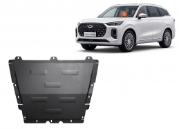 Acél motor, hűtő védőlemez Chery Tiggo 9