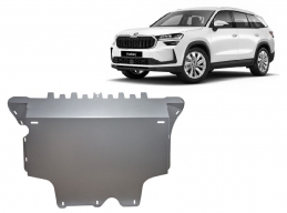 Alumínium motor, sebességváltó, hűtő, első lökhárító védőlemez Skoda Kodiaq Hybrid
