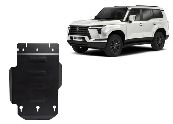 Acél kapcsolószekrény védőlemez Lexus GX