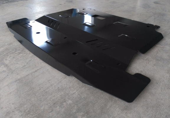 Acél motor, kapcsolószekrény, hűtő védőlemez Hyundai Santa Fe