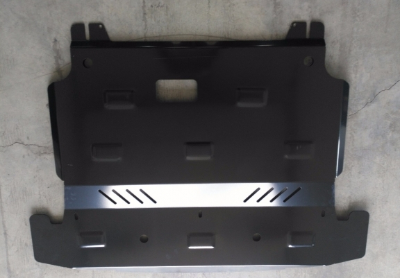 Acél motor, kapcsolószekrény, hűtő védőlemez Hyundai Santa Fe