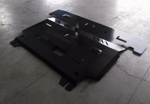 Acél motor, kapcsolószekrény, hűtő védőlemez Hyundai Santa Fe