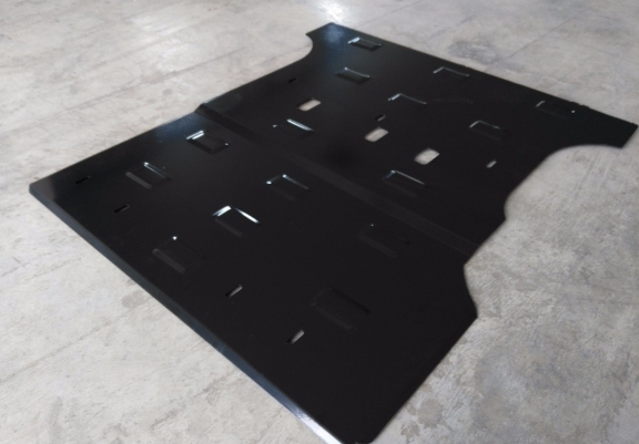 Acél motor, sebességváltó, hűtő, első lökhárító védőlemez Mercedes Viano W447 2.2 D, 4x2