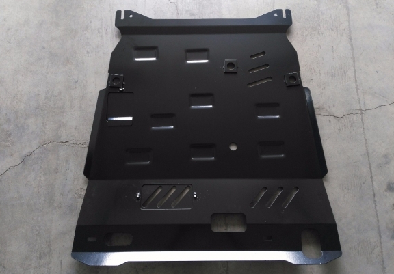 Acél motor, kapcsolószekrény, hűtő védőlemez Peugeot 4007