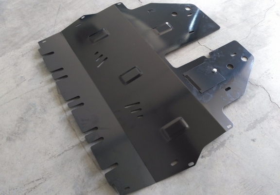 Acél motor, sebességváltó, hűtő, első lökhárító védőlemez Audi A1