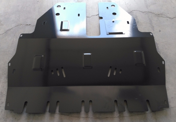 Acél motor, sebességváltó, hűtő, első lökhárító védőlemez Audi A1