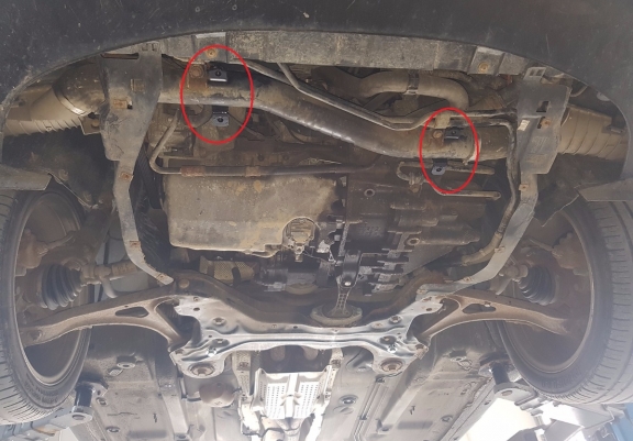 Acél motor, sebességváltó, hűtő, első lökhárító védőlemez Audi TT