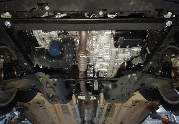 Acél motor, sebességváltó, hűtő, első lökhárító védőlemez Opel Crossland X