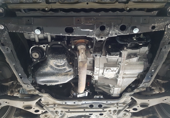 Acél motor, kapcsolószekrény, hűtő védőlemez Lexus NX