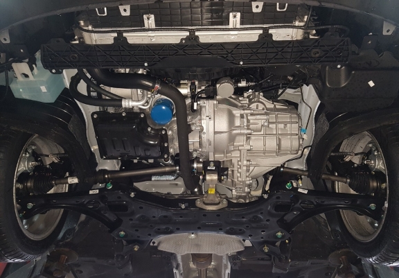 Acél motor, sebességváltó, hűtő, első lökhárító védőlemez Kia Ceed