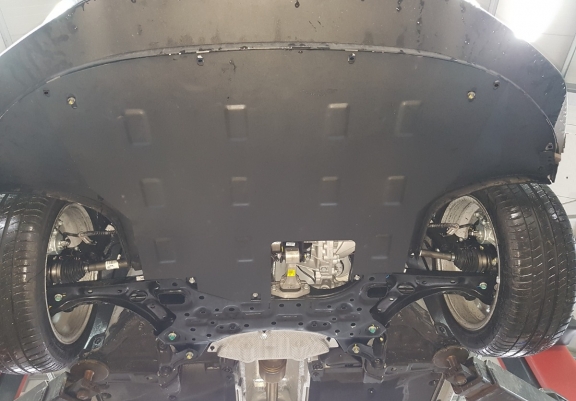 Acél motor, sebességváltó, hűtő, első lökhárító védőlemez Kia Ceed