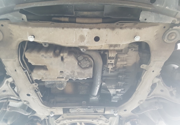 Acél motor, kapcsolószekrény, hűtő védőlemez Volvo V70