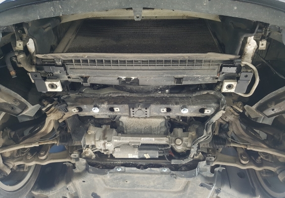 Acél motor, hűtő védőlemez Mercedes C-Class W205