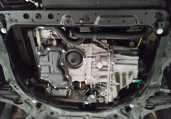 Acél motor, kapcsolószekrény, hűtő védőlemez Nissan Micra